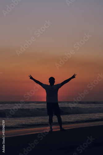 silhouette of a person © moises
