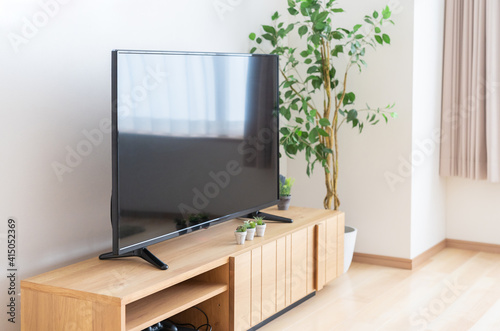 Obraz na płótnie リビングのテレビ