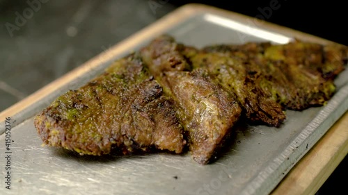 grilled beef steak