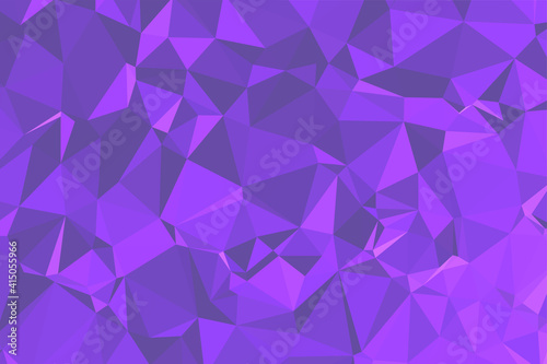 Abstract Purple Triangle Background. Colorful gradient mosaic backdrop. Geometric background for design. Hipster triangular background. Seamless Polygonal Brilliant Pattern. EPS10 Vector