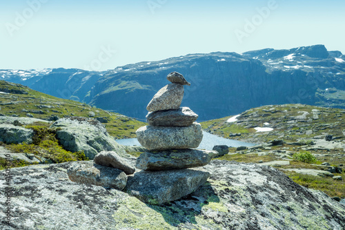 zen like stacked stones © didem