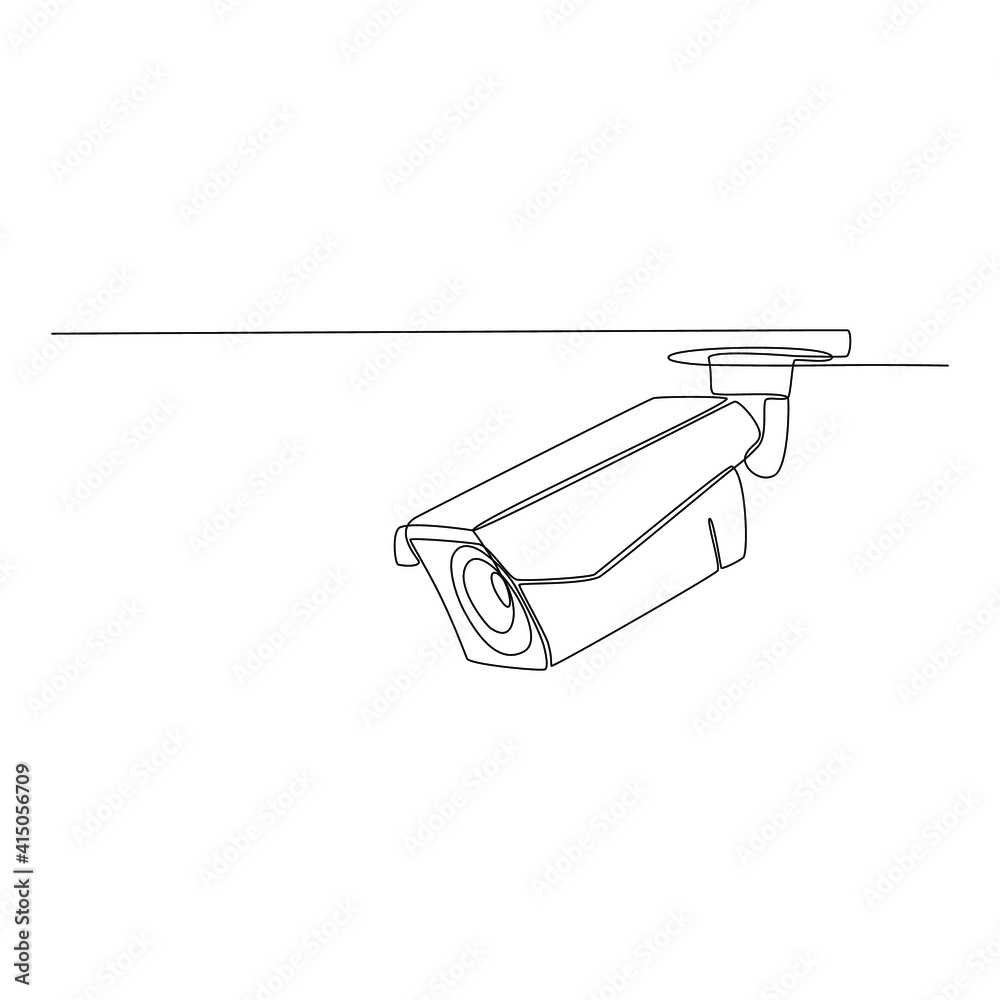 Ceiling Surveillance Camera Security Technology Vector Illustration Drawing  Graphic Royalty Free SVG Cliparts Vectors And Stock Illustration Image  96029923