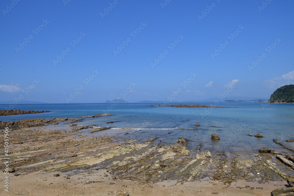 西海国立公園 白浜キャンプ場から見える風景 西海国立公園 白浜キャンプ場から見える風景