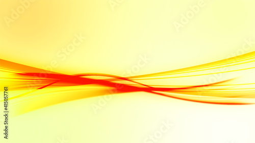 黄色いデジタル波型ウェーブ背景素材