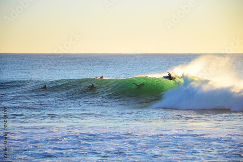 Surfing in Lennox Head, Australia photo