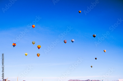 red and blue balloons
