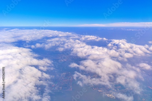 비행기에서 바라본 풍경  © sigint