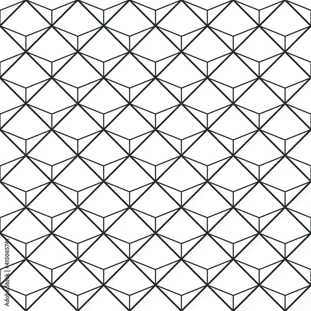 Fototapeta premium Art deco seamless pattern background.