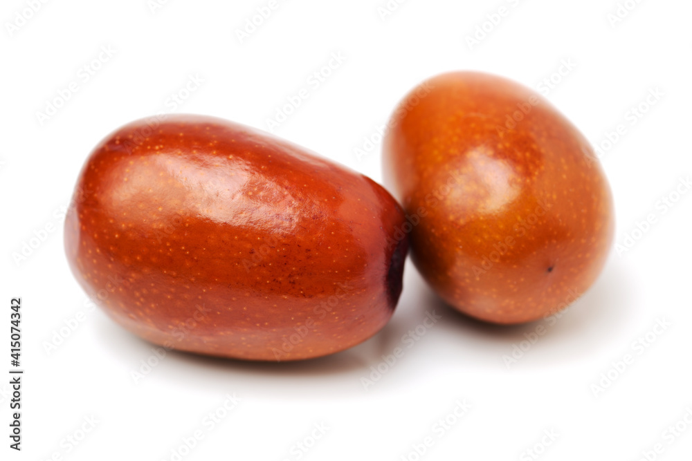 jujube or chinese date on white background jujube or chinese date on white background