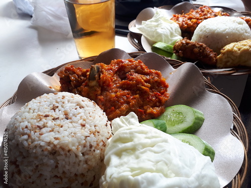 fried pork with rice