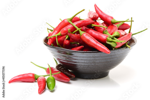 red hot chili peppers in a bowl