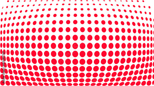 Red points pop art  pattern  