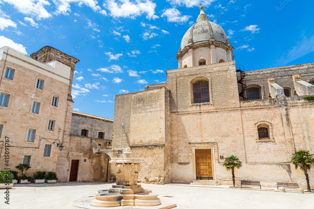 Italy, Apulia, Metropolitan City of Bari, Monopoli. Santa Teresa Church (Convento Chiesa Santa Teresa).