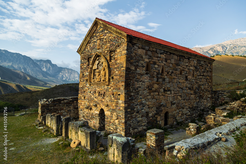 Mountains landscape tha the caucasus Russia