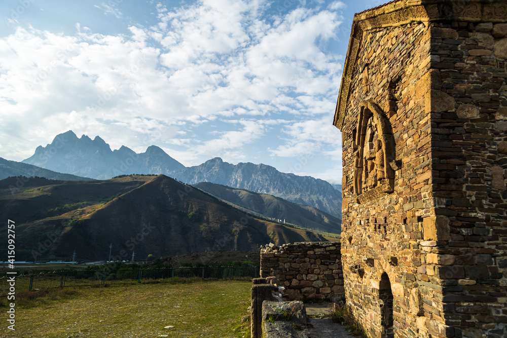 Mountains landscape tha the caucasus Russia