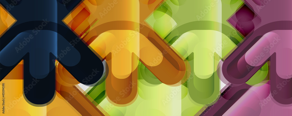 Abstract glossy crosses background for business or technology presentations, internet posters or web brochure covers