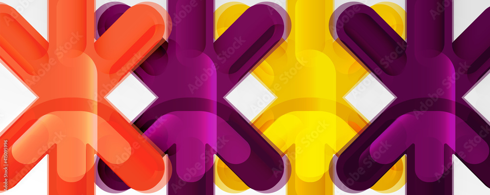 Abstract glossy crosses background for business or technology presentations, internet posters or web brochure covers Abstract glossy crosses background for business or technology presentations, internet posters or web brochure covers