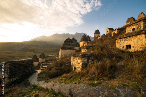 Obraz na płótnie Mountains landscape tha the caucasus Russia w salonie