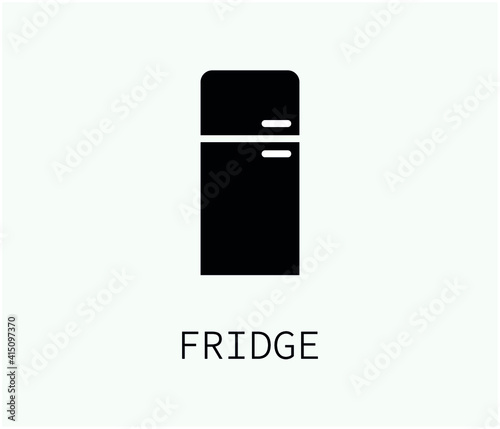illustration of a fridge