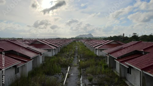 Wallpaper Mural Abandoned under construction housing area at Borneo Samariang Resort City,  Kuching, Sarawak Torontodigital.ca