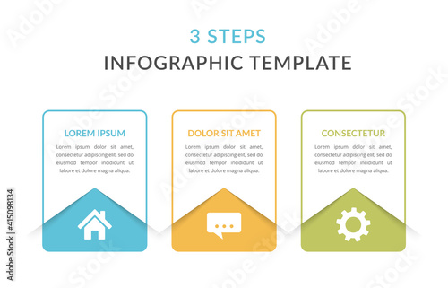 3 Steps - Infographic Template