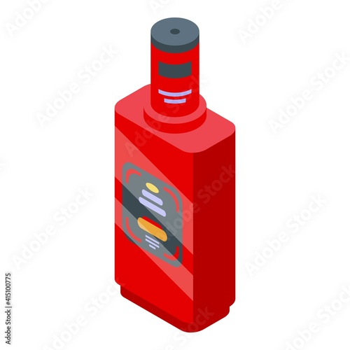 Ketchup icon. Isometric of ketchup vector icon for web design isolated on white background