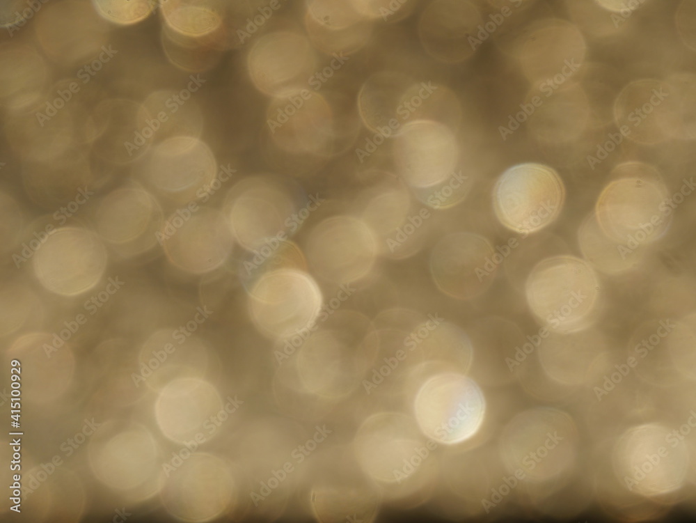 Bokeh images are caused by speed shooting.