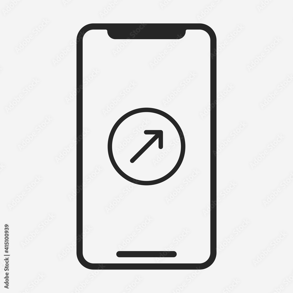 Smartphone icon isolated on background. Gadget symbol modern, simple, vector, icon for website design, mobile app, ui. Vector Illustration Smartphone icon isolated on background. Gadget symbol modern, simple, vector, icon for website design, mobile app, ui. Vector Illustration