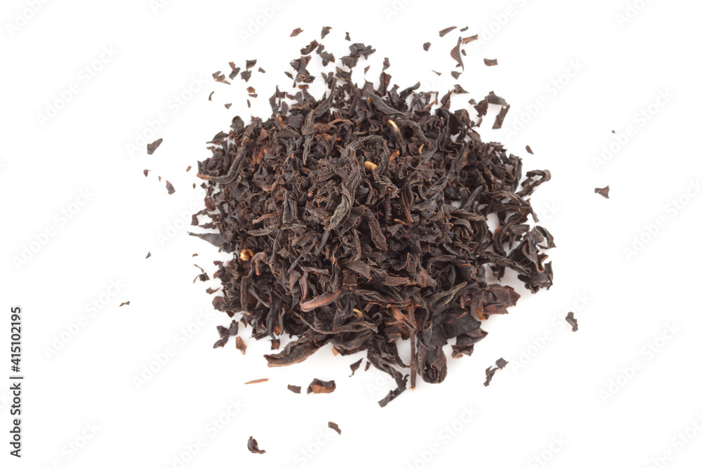 Chinese red or black tea isolated on white Chinese red or black tea isolated on white
