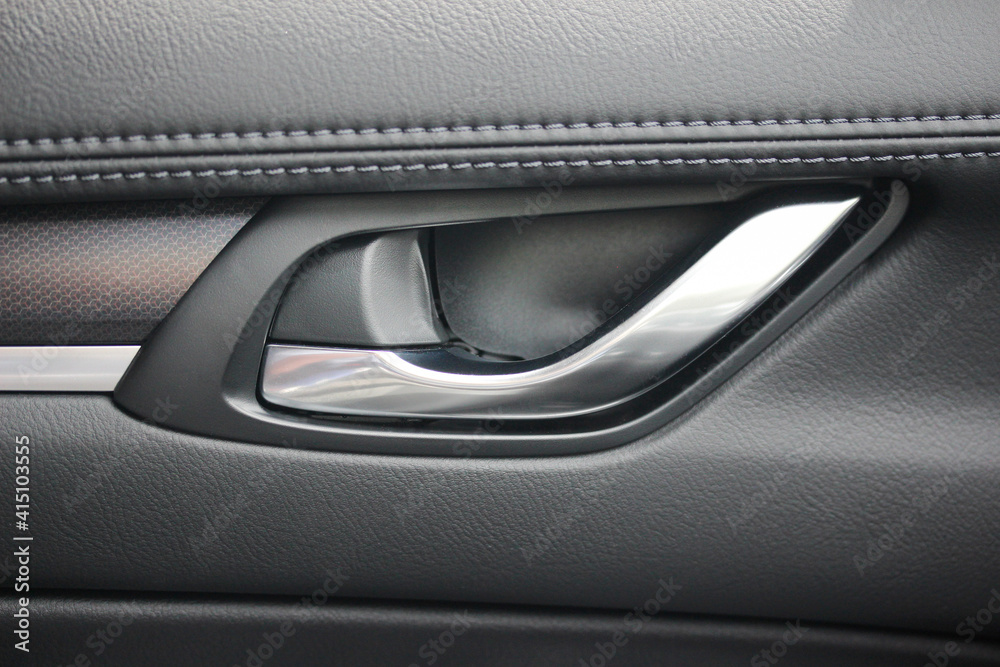Modern car interior door handle