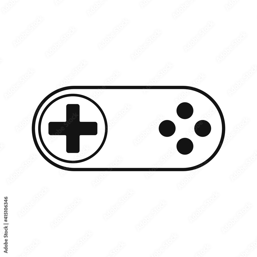 Gamepad icon vector, illustration logo template. Gamepad icon vector, illustration logo template.