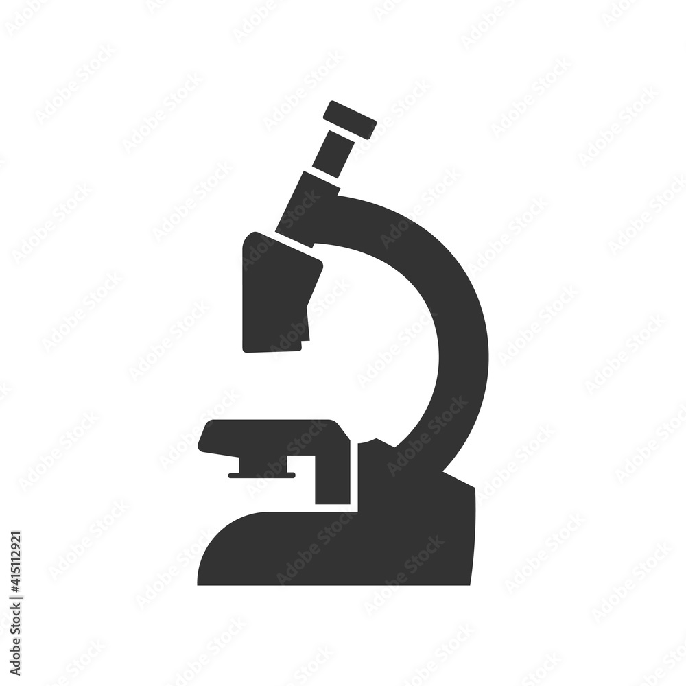 Microscope icon design template vector isolated illustration Microscope icon design template vector isolated illustration