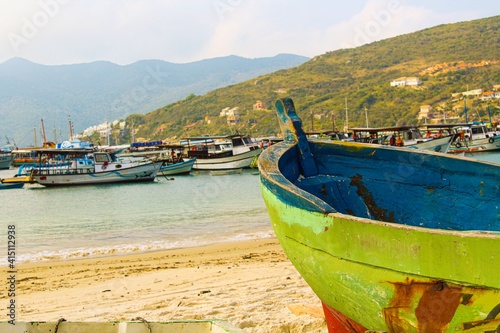 brazil beach boats