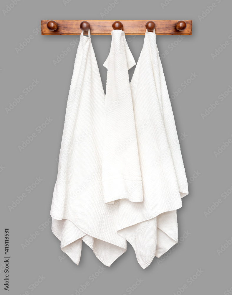 Fototapeta premium Clean towels in bathroom