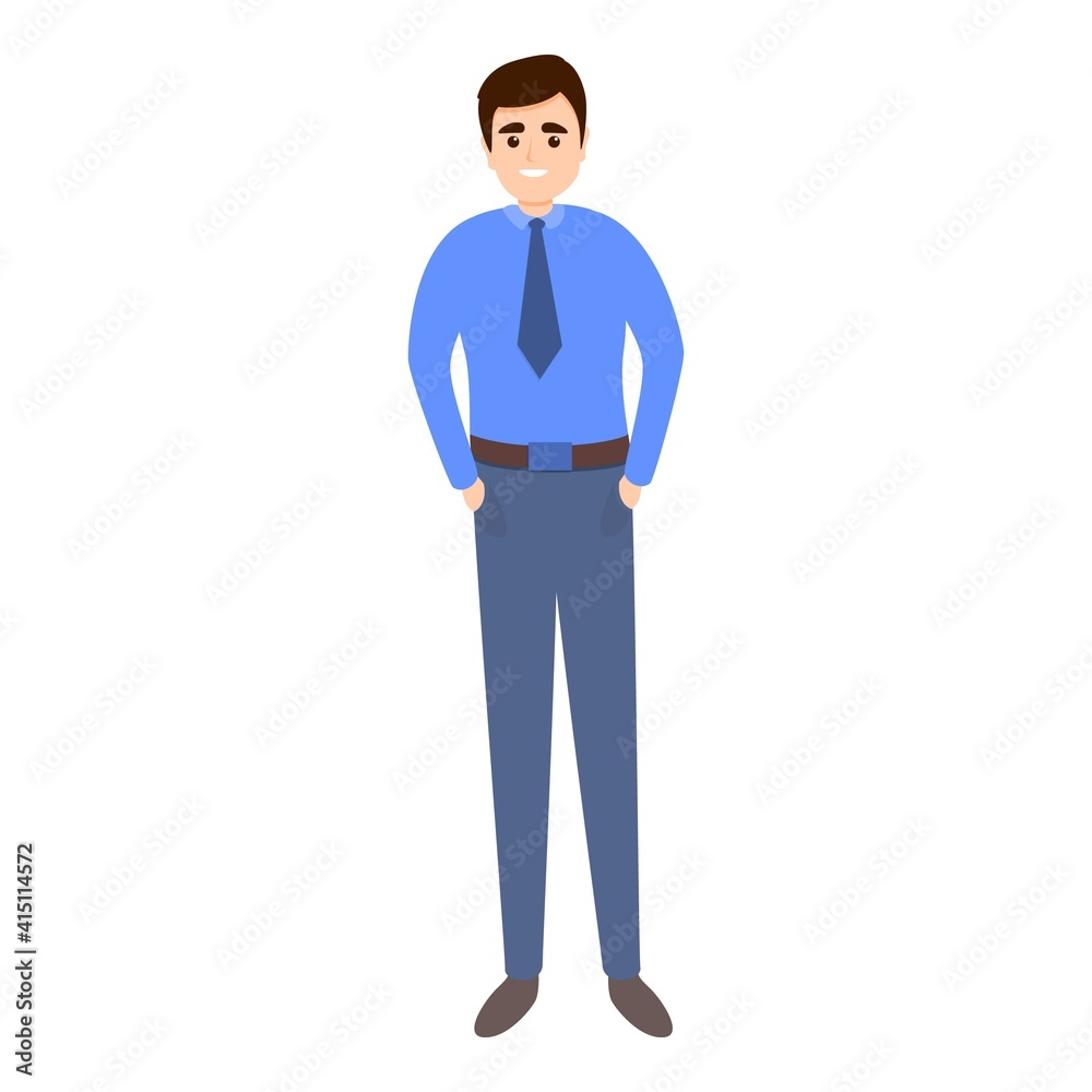 Employee metropolitan icon. Cartoon of employee metropolitan vector icon for web design isolated on white background
