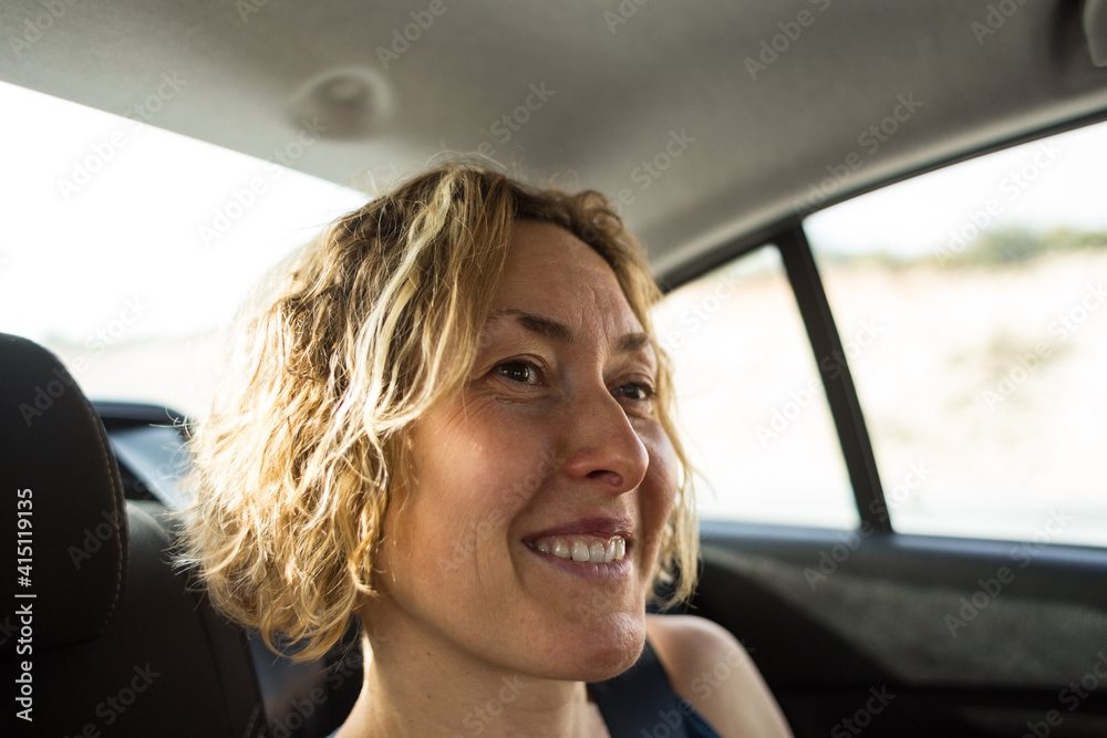 portrait of a girl in the back seat of a car portrait of a girl in the back seat of a car