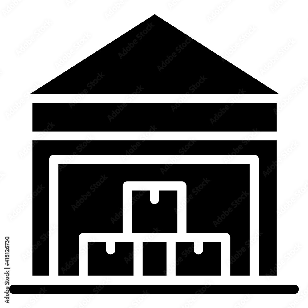 Trendy vector design of warehouse Trendy vector design of warehouse
