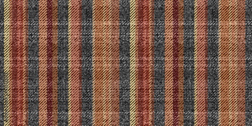 terracotta brick warm colors vertical stripes on grungy ragged gray background fabric texture of traditional gingham seamless ornament for plaid tablecloths shirts clothes dresses bedding