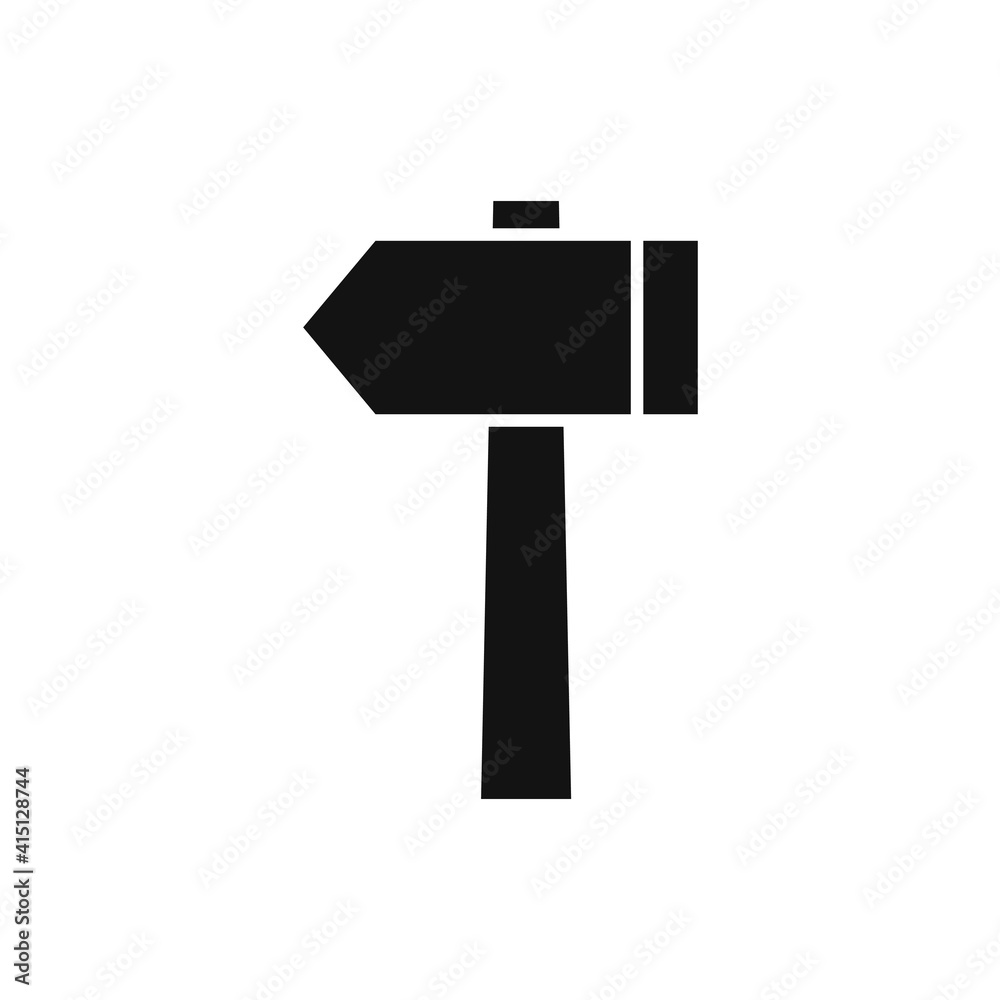 House repair hammer black flat icon for apps House repair hammer black flat icon for apps