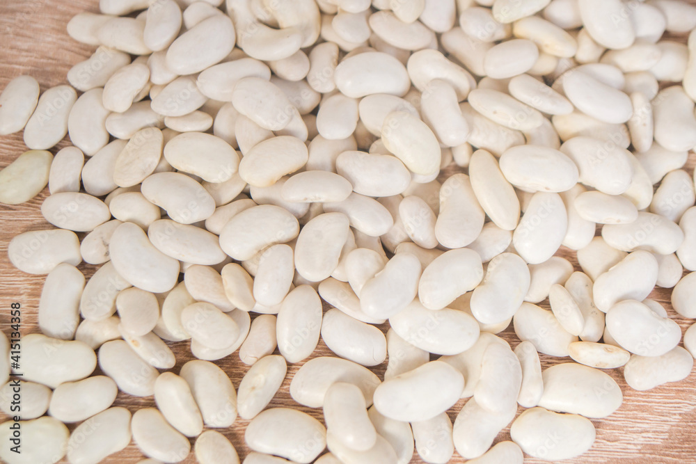 Background of Great Northern White Beans