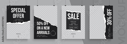 Big sale poster template. Can be used for poster, brochure, magazine, app, card, book, flyer, banner, anniversary.