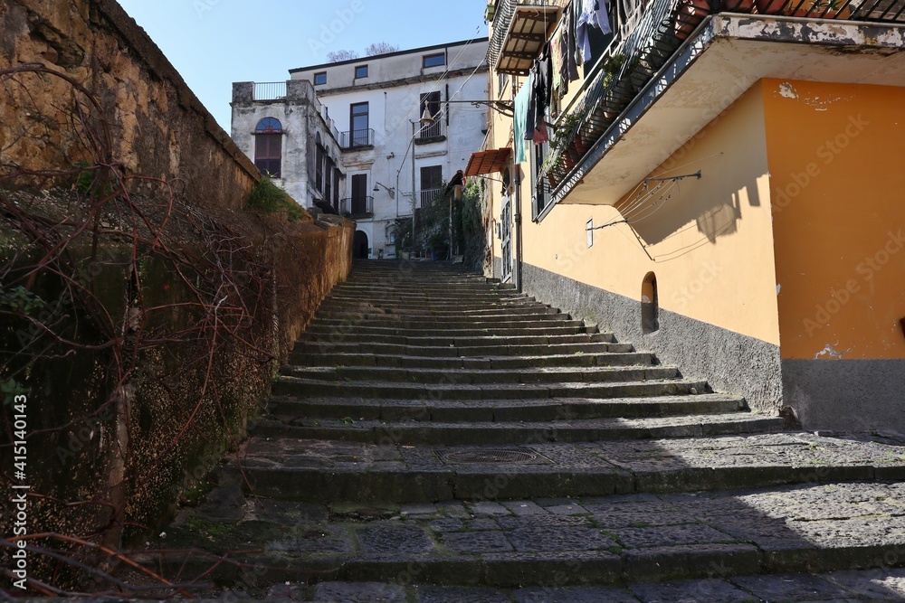 Napoli - Scalinata verso San Martino