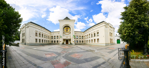 Residence of Patriarch of Moscow and All Russia (panoramic view). Danilov Monastery (Svyato-Danilov Monastery or Holy Danilov Monastery),to have been founded in the 13th century. Moscow,Russia photo