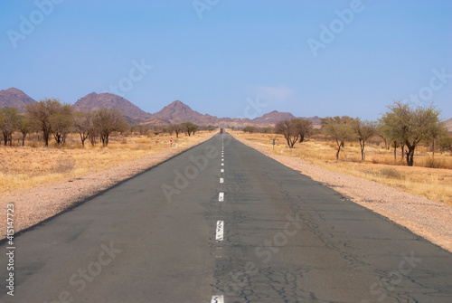 The long straight road ahead