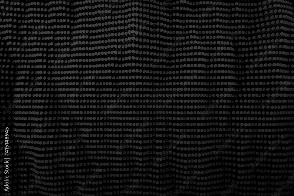Black background with wavy shapes