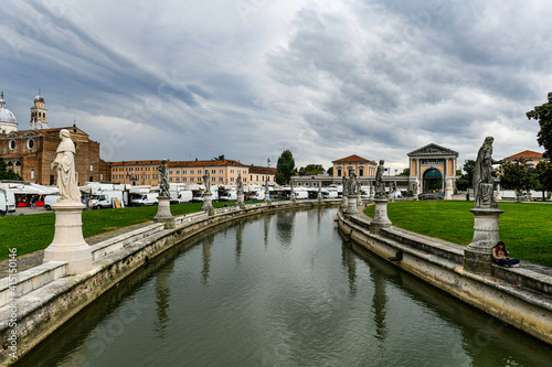 Prato della Valle square, Padua, Veneto