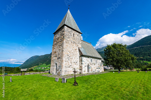 Hove stone church, Vikoyri photo