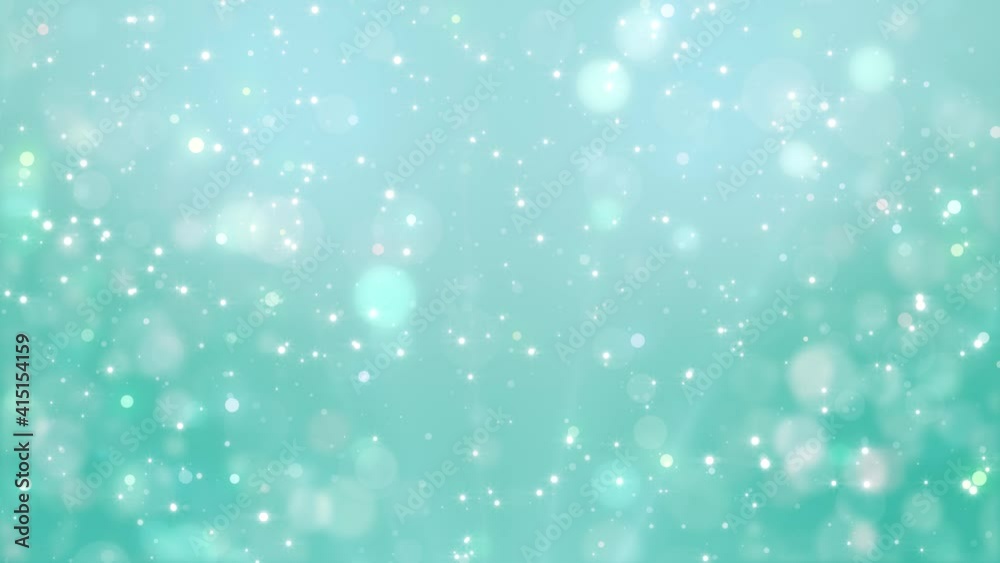 The background of sparkling and refreshing emerald green. 4K loop quality