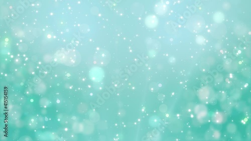 The background of sparkling and refreshing emerald green. 4K loop quality