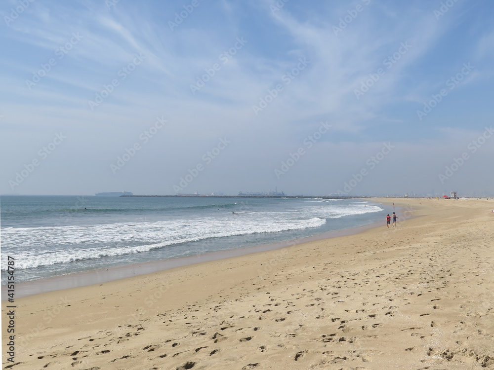 the Seal Beach in Orange County, California, in the month of October, USA the Seal Beach in Orange County, California, in the month of October, USA